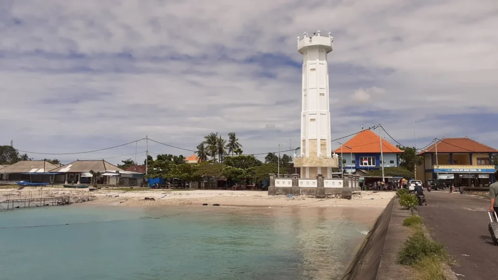 View of Banjar Nyuh Port and surrounding area near the Banjar Nyuh Port.